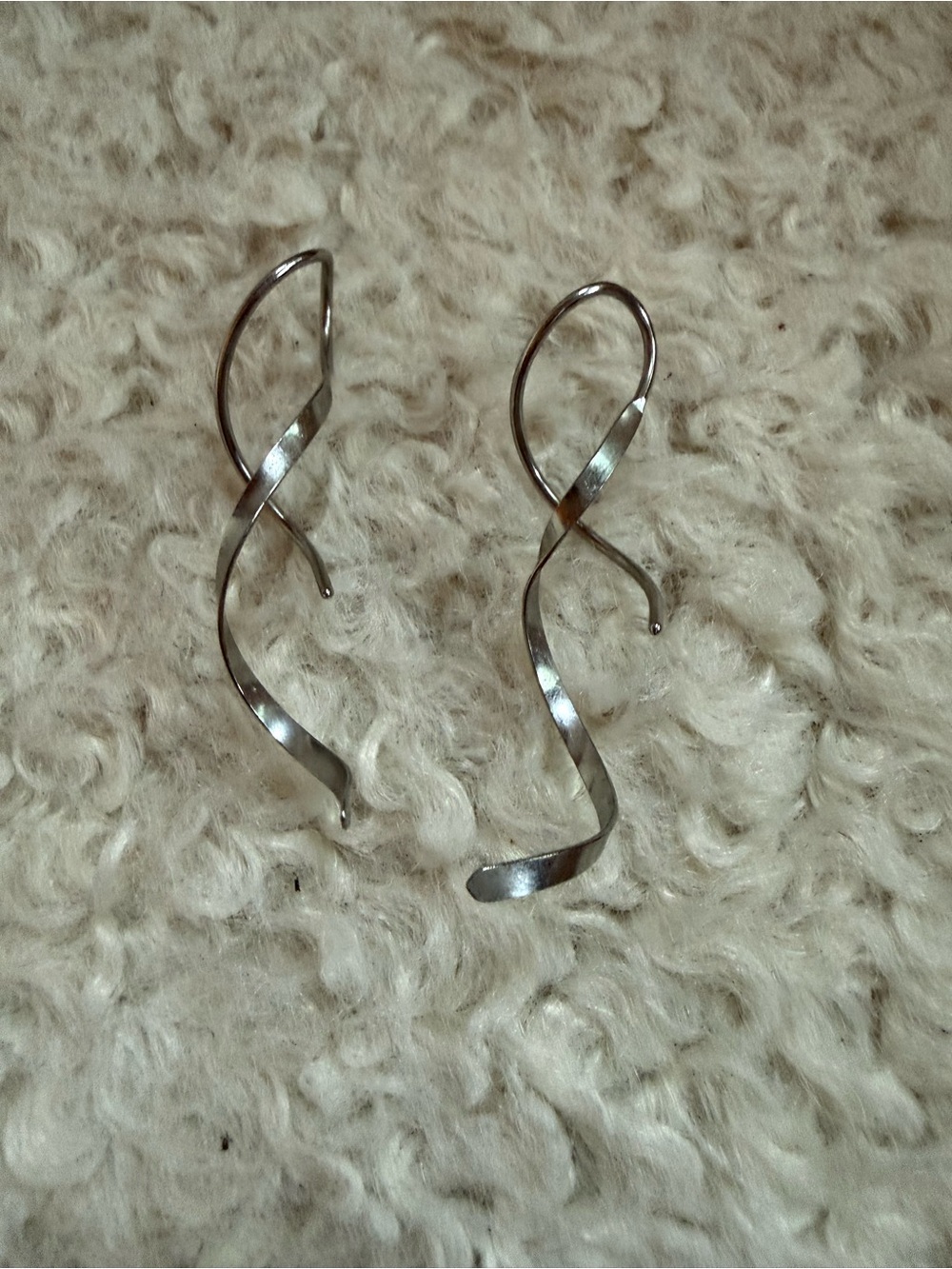 3/$20. Sterling Silver Corkscrew Earrings